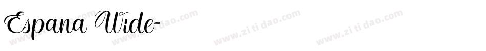 Espana Wide字体转换